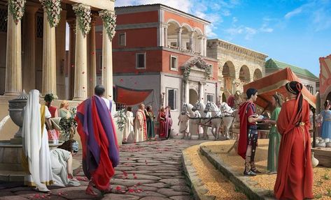 Roman Empire Aesthetic, Ancient Rome Aesthetic, Ancient Roman Clothing, Ancient Roman Houses, Ancient Greece Aesthetic, Ancient Athens, Classical Greece, Rome City, Roman Era