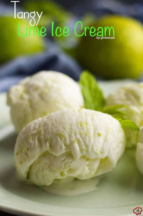 Tangy Lime Ice Cream Lime Ice Cream Recipe, Lime Dessert Recipes, Lime Ice Cream, Best Homemade Ice Cream, Lime Desserts, Ice Cream Popsicle, Frozen Dessert Recipe, Food Ice Cream, I Scream For Ice Cream