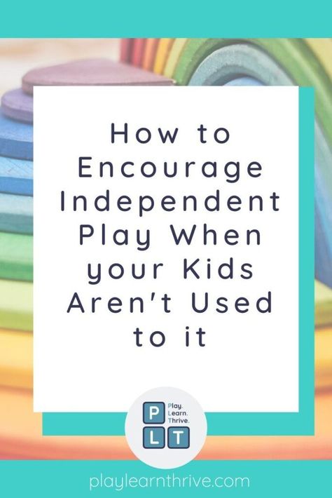 Want your kids to be able to play by themselves? Encouraging independent play is a process. Learn more with this article. #play #independentplay #playmatters Independent Play Activities, Montessori Parenting, Quiet Time Activities, Independent Activities, Receptive Language, Independent Play, Teaching Toddlers, Alphabet Activities Preschool, Mindful Parenting