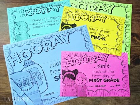 First Day Of School Certificate, Preschool First Week, First Day First Grade, Kindergarten Awards, Kindergarten Certificates, Preschool Certificates, School Agenda, School Certificate, Free Certificate Templates