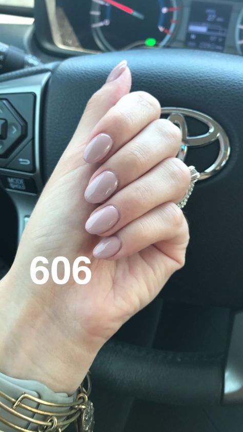 DND Gel Polish 606 - My ABSOLUTE Fav!!! Dnd 606 London Coach, Dnd Gel Nail Polish Ideas, Dnd Nails Gel Polish, Dnd Sandy Nude Gel Polish, Dnd Gel Polish Colors Fall 2022, Neutral Gel Nail Colors Dnd, Dnd Khaki Rose, Dnd London Coach, Dnd Pale Pink Gel