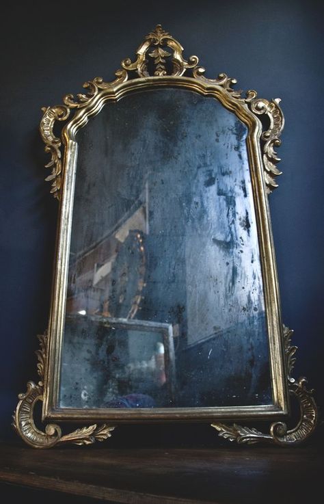 A wall mirror... Mirror Aesthetic, Ravenclaw Aesthetic, Wood Details, Old Mirror, Framed Wall Mirror, Misty Grey, Fallen London, Gothic House, Ravenclaw