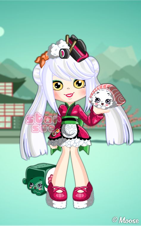 Shopkins Shoppies Sara Sushi Dress Up Game : http://www.starsue.net/game/Shopkins-Shoppies-Sara-Sushi.html Have Fun! ♥-♥ Shopkins Dolls, Shopkins Cartoon, Shopkin Dolls, Shopkins Doll, Shopkins Bday, Shopkins Shoppies, Shoppies Dolls, Shopkins Girls, Shopkins Characters