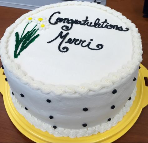 Simple Congratulations Cake, Congratulations Cake, Cake Vanilla, Cake Blog, Cat Cake, Buttercream Icing, Cake Creations, Vanilla Cake, Butter Cream