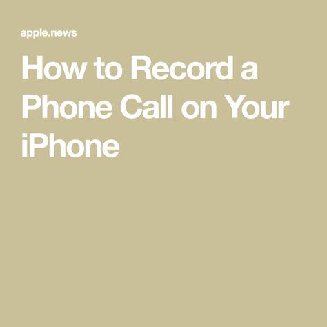 How to Record a Phone Call on Your iPhone Memo App, Recover Deleted Photos, Pull Quotes, Google Voice, Phone Messages, New Ios, Tech Info, Iphone Hacks, Phone Speaker