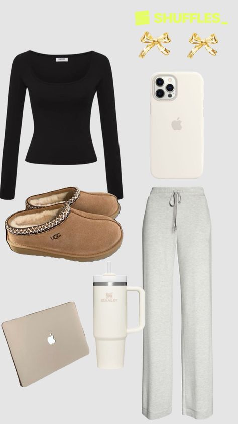 Comfy School Outfits, Basic Crop Tops, Winter Y2k, Girls Fall, Casual Preppy Outfits, Outfit Inspo Casual, Trendy Outfits For Teens, Cute Lazy Outfits, Cute Lazy Day Outfits