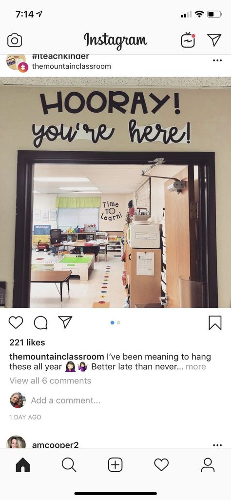 Hooray! You’re here! Character Education Lessons, First Week Of School, 5th Grade Classroom, 4th Grade Classroom, 2nd Grade Classroom, New Classroom, Classroom Door, Classroom Setup, Classroom Design