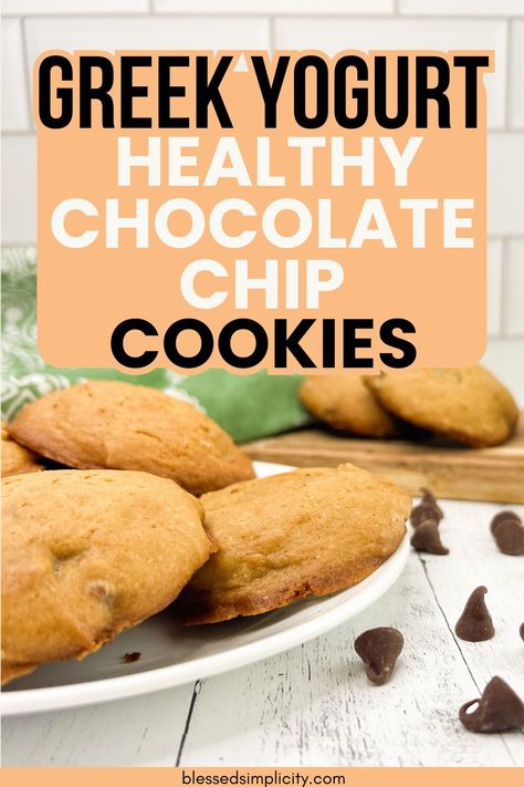 Indulge in baking our Greek yogurt chocolate chip cookies recipe! Perfect for moms looking for delicious yet healthy snacks for their loved ones. Greek Yogurt Protein Cookies, 3 Ingredient Breakfast, Crock Pot Lunch, Greek Yogurt Cookies, Yogurt Cookies, Greek Yogurt Chocolate, Dinner Crock Pot, Fast Healthy Breakfast, Inexpensive Dinner Recipes