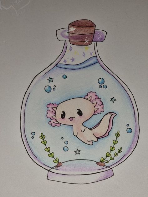 In A Bottle Drawing, Cartoon Drawing For Kids, Disney Canvas Art, Bottle Drawing, Pencil Sketch Images, Canvas Drawing, Easy Doodle Art, Easy Doodles Drawings, Doodles Drawings