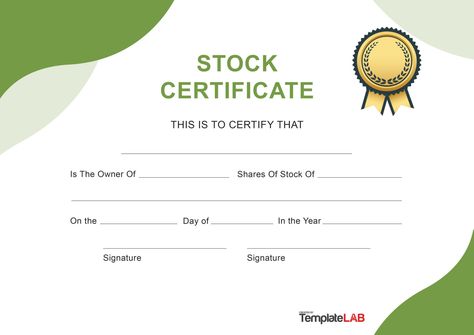 Free Stock Certificate Templates (Word, PDF) ᐅ TemplateLab Certificate Format, Certificate Of Achievement Template, Confirmation Letter, Birth Certificate Template, Divorce Mediation, Subtle Background, Microsoft Office Word, Graphic Design Programs, Stock Certificates