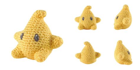 Amigurumi Big Free Pattern, Crochet Idea Amigurumi, Parfait Yarn Crochet Patterns, Free Crochet Patterns For Fluffy Yarn, Fun Amigurumi Free Pattern, Crochet Luma Pattern, Nintendo Amigurumi Free Pattern, Luma Crochet Pattern, Valentines Crochet Outfit