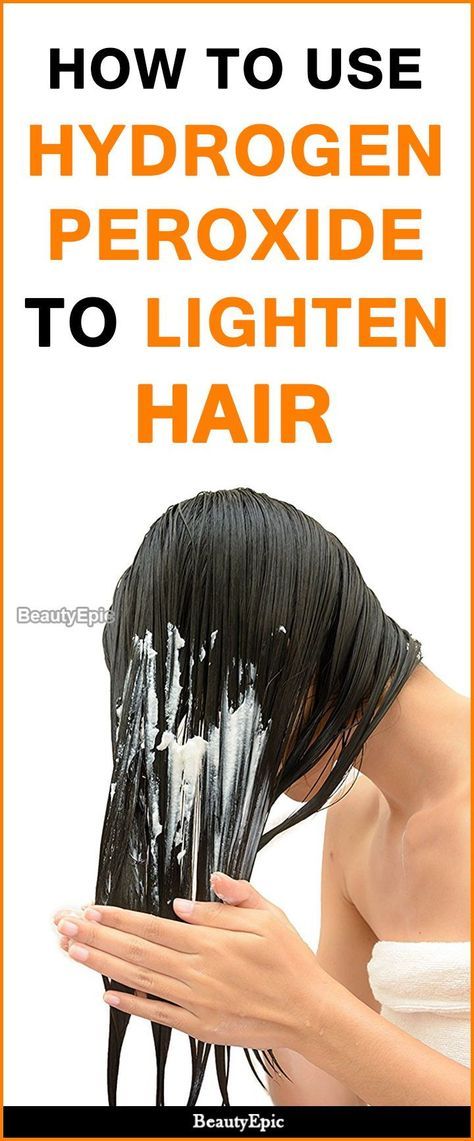 How to Use hydrogen peroxide to lighten hair Naturally How To Bleach Hair With Peroxide, Bleaching Hair With Hydrogen Peroxide, Lighten Hair With Hydrogen Peroxide, Hydrogen Peroxide Hair Lightening, How To Lighten Hair Dyed Too Dark, How To Lighten Hair Naturally, Peroxide Hair Lightener, Hair Lightener Diy, Hydrogen Peroxide Hair