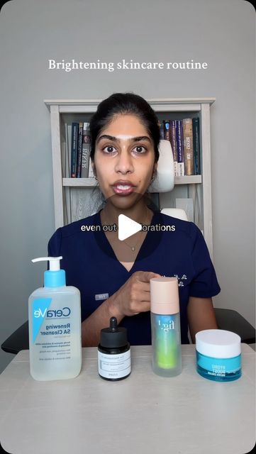 Dr. Neera Nathan on Instagram: "Comment “SKINCARE” and I will DM you this complete PM skincare routine for a brighter complexion and more even skin tone using budget products I swear by as a dermatologist. #skincareroutine #skinbrightening #skincareproducts #fyp" Brightening Skincare, Skin Care Routine 30s, The Orator, Even Skin Tone, Skincare Routine, Skin Tones, Skin Care Routine, Skin Care, Skin