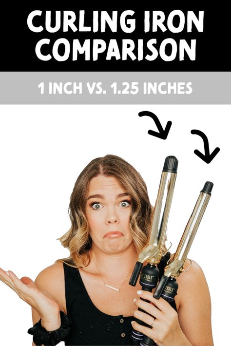 Curling Iron Sizes And Curls, Different Curling Iron Sizes, Different Size Curling Irons, 1inch Curling Iron Hairstyles, 1.5 Inch Curls, 1 In Curling Iron Curls, 1 Inch Curling Iron Hairstyles Long Hair, 1.25 Inch Curls, 1in Curling Iron Curls