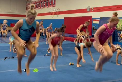 Gymnastics Leg Conditioning - How to Gymnastics Gymnastics Conditioning Circuit, Preschool Gymnastics Lesson Plans, Flips Gymnastics, Gymnastics Conditioning, Gymnastics Lessons, Gymnastics Moves, Gymnastics Drills, Preschool Gymnastics, Gymnastics Floor