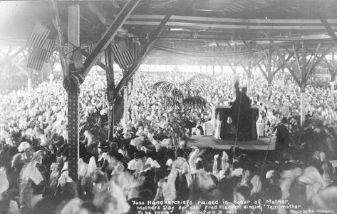 Billy Sunday revival, 1909 | SangamonLink The Very First Night, Billy Sunday, Gods And Generals, Old Time Religion, Newspaper Cover, The Tabernacle, Vanishing Point, Opening Day, Opening Night