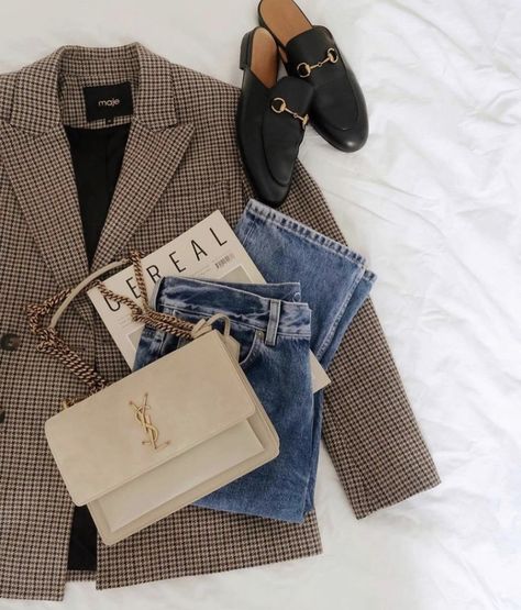 Fig Season, Styled Outfits, Outfit Plan, Blazer Style, Instagram Outfits, Clothes And Accessories, Business Casual Outfits, Fall Winter Outfits, Outfits Casuales