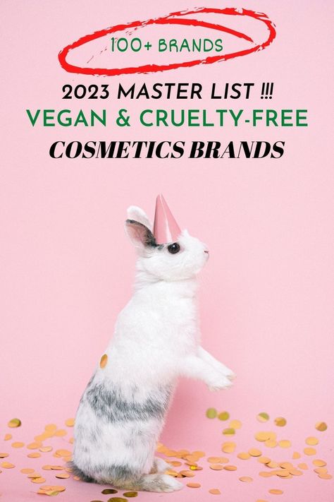 Discover a world of ethical beauty featuring the best Vegan and Cruelty-Free Cosmetics Brands! Dive into a guilt-free beauty experience with over 100 incredible Leaping Bunny Certified brands that are committed to creating products without compromising on animals or the environment. #VeganCosmetics #CrueltyFreeBeauty #EthicalBrands #CompassionateBeauty #NaturalBeauty Vegan Cosmetics Brands, Non Toxic Makeup Brands, Toxic Makeup, Cruelty Free Makeup Brands, Lunar Beauty, Milani Cosmetics, Non Toxic Makeup, Master List, Vegan Cosmetics