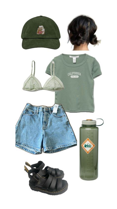 summer granola outfit aesthetic Summer Granola Outfit, Summer Granola, Granola Outfits, Outfit Aesthetic, Outfit Goals, Spring Summer Outfits, Look Cool, Cute Casual Outfits, Granola