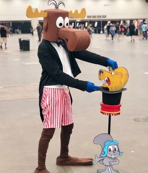 Rocky And Bullwinkle, School Costume, Homemade Costume, Grandmothers Love, Homemade Costumes, Diy Costume, Diy Costumes, Rocky, Old School