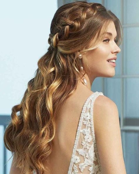 Hairstyles Prom, Shoulder Hair, Homecoming Hair Down, Fancy Hairstyles, Hair Stylist Life, Kids Braided Hairstyles, Prom Hairstyles, Wedding Hairstyles For Long Hair, Medium Hair Cuts