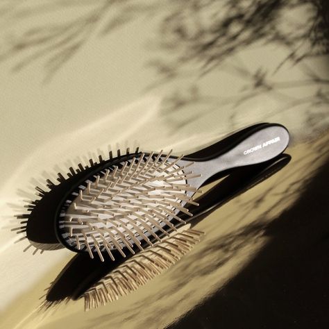 Crown Affair on Instagram: “Get to know the Brush No. 002. Handmade in Italy, its Beechwood pins are strong enough to remove knots, but gentle enough to protect your…” Crown Affair, Packaging Labels Design, Packaging Labels, Hair Care Routine, Label Design, Hair Brush, Getting To Know, Hair Care, In Italy