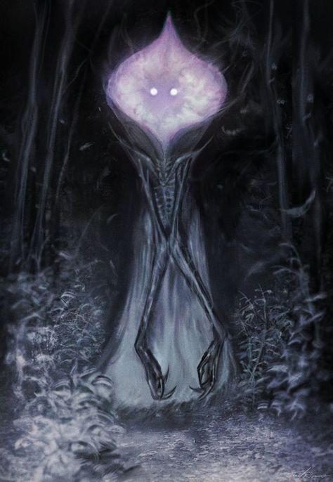 Monsters Rpg, Flatwoods Monster, Prompt List, Creepy Monster, Beast Creature, Horror Monsters, Spaceship Art, Cosmic Horror, Alien Concept Art