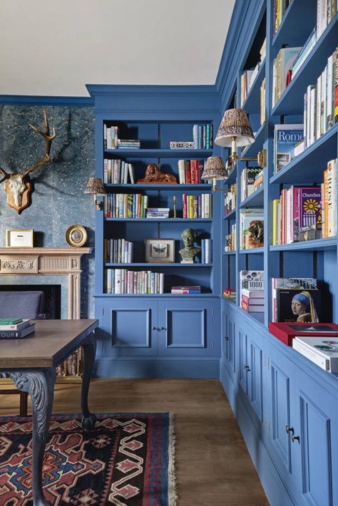 How to create made-to-measure storage using bespoke joinery | House & Garden Bespoke Joinery, Oak Bookcase, Home Library Design, Home Libraries, Library Design, Decoration Inspiration, House Garden, Home Library, Office Wall Decor