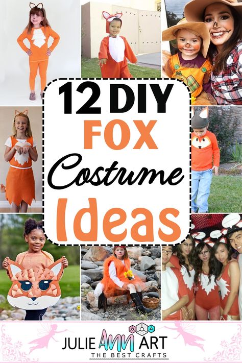 Let’s spark your inner craftiness and get ready to wow everyone with stunning and ingenious DIY Fox Costume ideas! With endless possibilities to mix and match various materials, fabrics, and accessories, you can create a realistic and eye-catching fox outfit in no time. Diy Fox Costume, Kids Fox Costume, Dorothy Costume Diy, Fox Costume Diy, Fox Halloween Costume, Diy Girls Costumes, Fox Outfit, Costume Ideas For Halloween, Fox Halloween