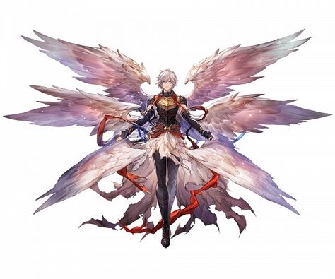 Shingeki No Bahamut, Angel Artwork, Angels And Demons, Anime Angel, Art Anime, Fantasy Artwork, An Anime, Fantasy Character Design, Character Concept