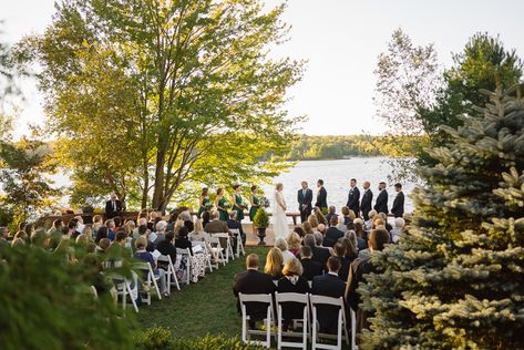 Path Through The Woods, Poconos Wedding, Lake Wedding Venues, Wedding At Lake, Watters Bridal, The Poconos, Blush Bridal, Fall Weddings, Lake Wedding