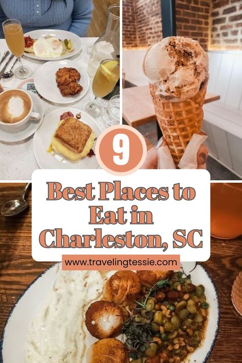 Charleston is a food-lovers dream! Don't miss this list of 9 best places to eat in Charleston. Charleston Eats, Charleston Restaurants, New England Road Trip, Charleston Travel, Southern Food, Us Travel Destinations, Best Places To Eat, Southern Recipes, Charleston Sc