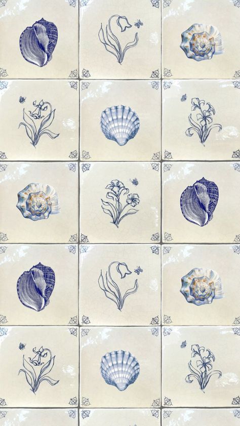 Aesthetic seashell coastal grandmother collage vintage tile Italian beach phone background Coastal Grandma Aesthetic, Italian Beach, Coastal Vintage, Italian Beaches, Coastal Wallpaper, True Summer, Italian Tiles, Collage Vintage, Coastal Granddaughter