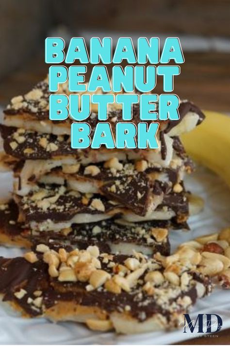 Banana Peanut Butter Chocolate Bark Banana Peanut Butter And Chocolate Bites, Bananas Peanut Butter And Chocolate, Banana Chocolate Bark, Frozen Banana Bark, Chocolate Peanut Butter Banana Bark, Frozen Peanut Butter Banana Bites, Banana Peanut Butter Frozen Treats, Banana Peanut Butter Chocolate Bark, Frozen Banana Peanut Butter Chocolate