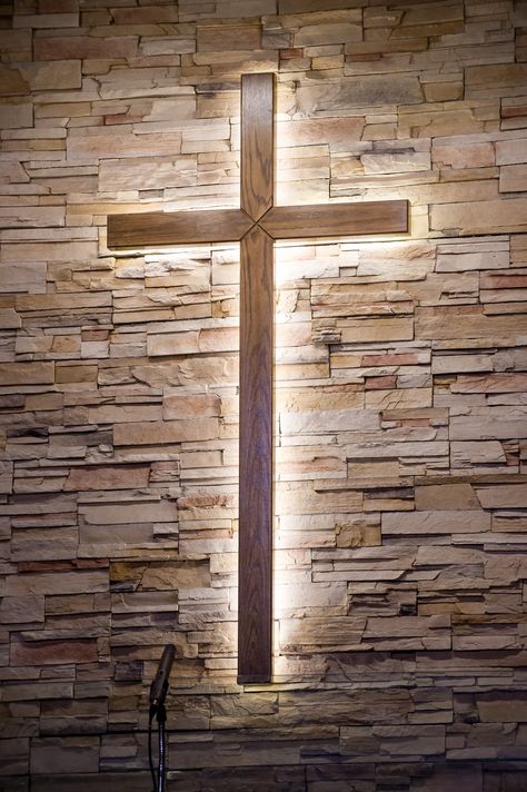 Church Backgrounds Stage Design, Church Altar Design Ideas, Church Design Sanctuary, Youth Room Church, Faux Brick Wall Panels, Sanctuary Decor, Church Foyer, Prayer Room Ideas, Church Lobby