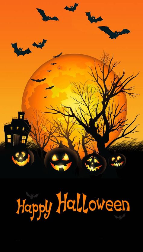 Download Halloween Wallpaper by Nupsukka - fe - Free on ZEDGE™ now. Browse millions of popular bat Wallpapers and Ringtones on Zedge and personalize your phone to suit you. Browse our content now and free your phone Strašidelný Halloween, Helloween Wallpaper, Uhyggelig Halloween, Happy Halloween Pictures, Halloween Bat Decorations, Halloween Wallpaper Backgrounds, Halloween Artwork, Halloween Wallpaper Iphone, Halloween Painting