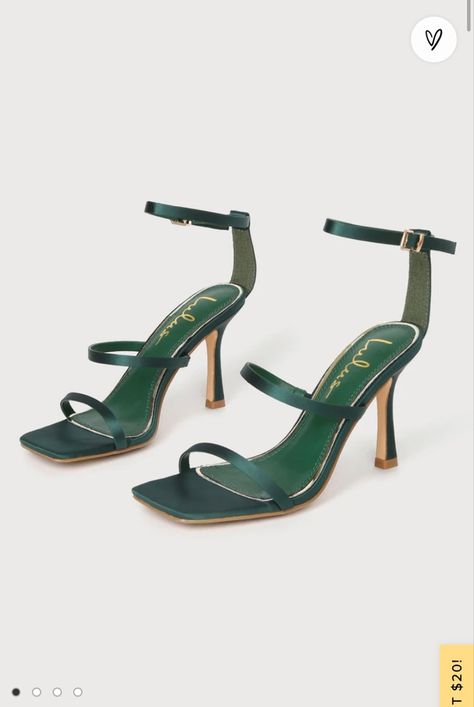 Emerald Green Heels, Emerald Shoes, Homecoming Heels, Stunning Heels, Green High Heels, Prom 2022, Blue Tapestry, Strappy High Heels Sandals, Beige Heels