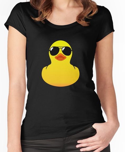 Ducky Duck, Funny Duck, Rubber Ducky, Silhouette Projects, Rubber Duck, T Shirt Funny, Tee Design, Lightweight Hoodie, Hanging Out