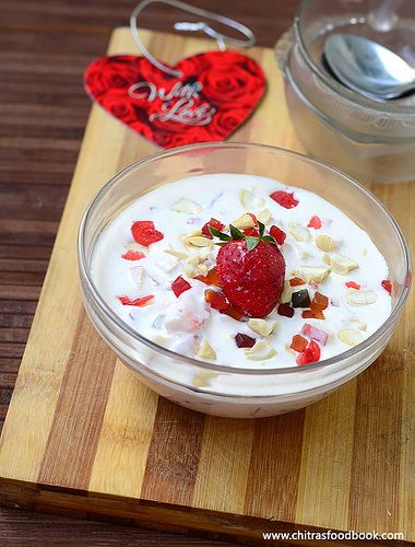 How to make fruit cream at home using amul fresh cream - Yummy Indian dessert recipes