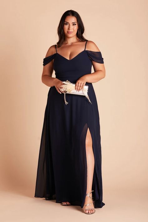 Navy Chiffon Bridesmaid Dress, Ruffle Bridesmaid Dress, Slate Blue Bridesmaid Dresses, Ruffles Bridesmaid Dresses, Navy Blue Bridesmaids, Navy Blue Bridesmaid Dresses, Birdy Grey, Perfect Bridesmaid Dress, Navy Bridesmaid Dresses