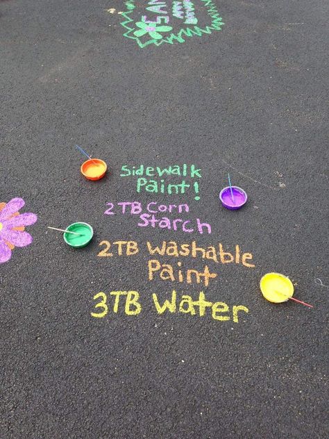 Fun Chalk Art, Sidewalk Paint, Sidewalk Chalk Art, Sidewalk Art, Chalk Drawings, Craps, Sidewalk Chalk, Water Balloons, Toddler Fun