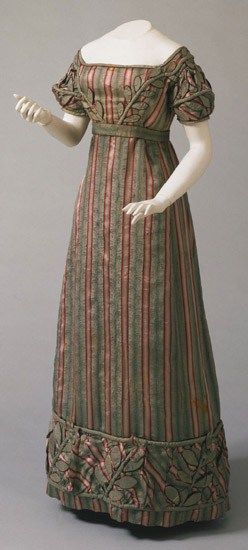 Belted Dress, circa 1823