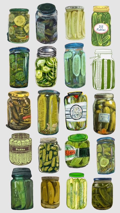 Pickle Background, Kosher Pickles, Green Inspo, Wallpaper Food, Food Babe, Food Wallpaper, Pickle Jars, Food Obsession, Aesthetic Food