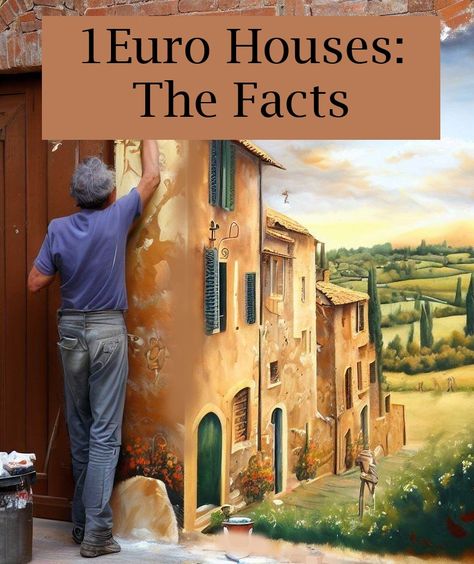 1 Euro Houses in Italy One Euro Houses Italy, 1 Euro House Italy, Dual Citizenship, Homes In Italy, Italy House, Italy Home, Train Journey, Sicily Italy, Visit Italy