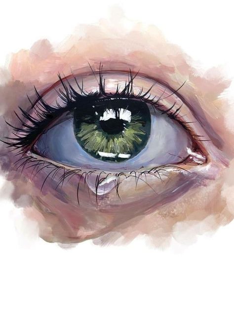 Acrylic Glass Painting, Watercolor Art Face, Watercolor Eyes, Interior Painting, Eye Painting, Watercolour Art, Arte Inspo, Realism Art, Art Inspiration Painting