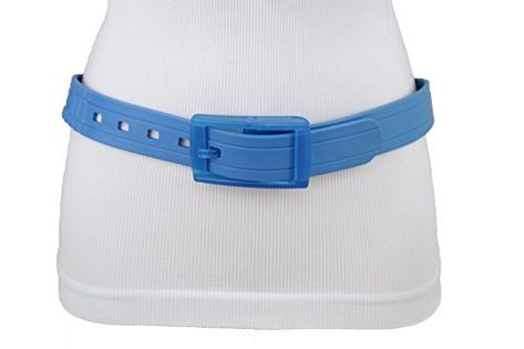 Trendy Fashion Jewelry Women Rubber Belt Blue Plastic Buckle One Size XXS XS S M L XL Rubber Belt, Trendy Fashion Jewelry, Branded Belts, Jewelry Women, Trendy Fashion, Belts, Top Styles, Fashion Branding, Topshop