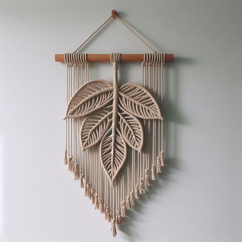 Macrame Tattoo Ideas, Macrame Tattoo, Macrame Wallpaper, Wall Macrame, Macrame Feathers, Macrame Headboard, Macrame Mirror, Boho Crafts Diy, Macrame Knots Pattern