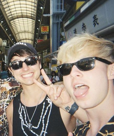 Sam Golbach And Colby Brock, Sam Golbach, Colby Brock, Sam And Colby, Colby, So Happy, So Cute, Sunglasses, Music