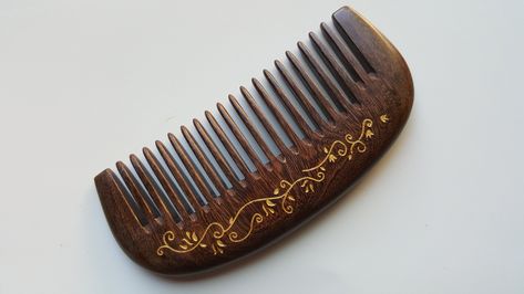 Wood Comb, Beard Combs, Wooden Comb, Wide Tooth Comb, Girlfriend Birthday, Bridal Shower Gift, Birthday Gifts For Girlfriend, Baby Oil, Fabric Gift Bags