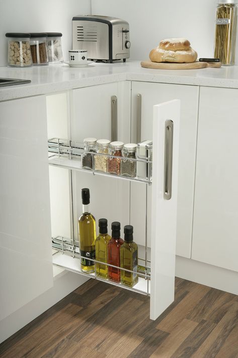 Pull Out Storage Unit, Chrome Linear Wire Baskets, for Min. Cabinet Width 150 mm, Soft Closing - Häfele U.K. Shop Pull Out Storage, White Tray, Drawer Inserts, Kitchen Pulls, Kitchen Cabinet Pulls, Shop Fittings, Window Handles, Kitchen Storage Solutions, Furniture Feet